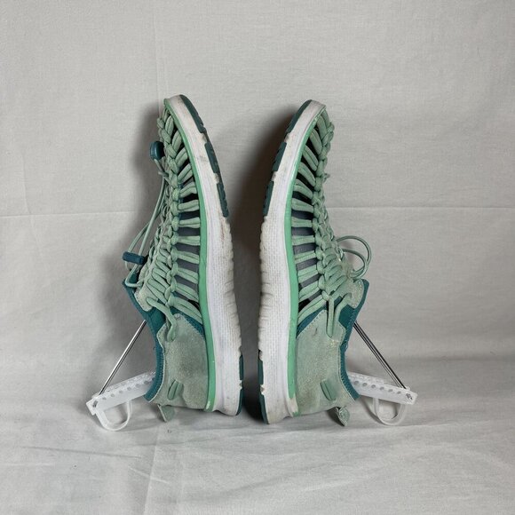 KEEN Women's Green Uneek Slip-On Bungee Laces Loafers Shoe Size 10 - Picture 5 of 7